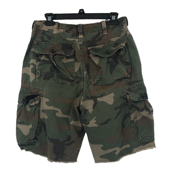 Bugle Boy Shorts Bugle Boy Mens Shorts 32 Cargo Green Camo Ripstop